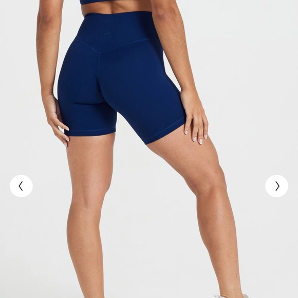 oner active timeless high waisted shorts in midnight - Picture 2 of 8